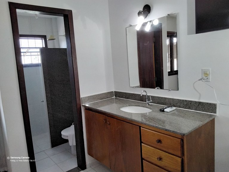 Duplex 2 Suites Taperapuan 200 mts da praia com churrasqueir