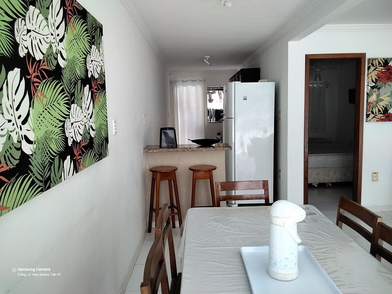 DUPLEX COM 3 SUITES A 350 MTS DA PRAIA DE TAPERAPUAN